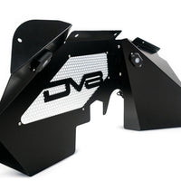 DV8 Offroad 07-18 Jeep Wrangler JK Front Aluminum Inner Fender w/ Rock Lights - Black - Body Armor & Protection