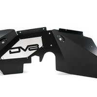 DV8 Offroad 07-18 Jeep Wrangler JK Front Aluminum Inner Fender w/ Rock Lights - Black - Body Armor & Protection