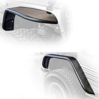 DV8 Offroad 07-18 Jeep Wrangler JK Front & Rear Flat Tube Fenders - Exterior Styling
