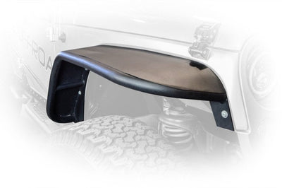 DV8 Offroad 07-18 Jeep Wrangler JK Front & Rear Flat Tube Fenders - Exterior Styling