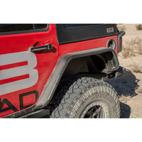 DV8 Offroad 07-18 Jeep Wrangler JK Front & Rear Flat Tube Fenders - Exterior Styling