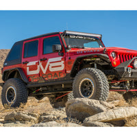 DV8 Offroad 07-18 Jeep Wrangler JK Front & Rear Flat Tube Fenders - Exterior Styling