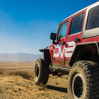 DV8 Offroad 07-18 Jeep Wrangler JK Front & Rear Flat Tube Fenders - Exterior Styling