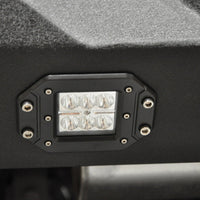 DV8 Offroad 07-18 Jeep Wrangler JK Full Length Rear Bumper w/ Lights - Bumpers Grilles & Guards