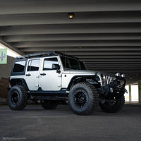 DV8 Offroad 07-18 Jeep Wrangler JK Full-Length Roof Rack - Roofs & Accessories