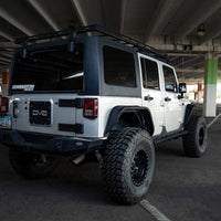 DV8 Offroad 07-18 Jeep Wrangler JK Full-Length Roof Rack - Roofs & Accessories