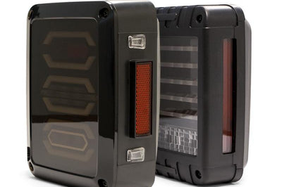 DV8 Offroad 07-18 Jeep Wrangler JK Horizontal LED Tail Light - Lights