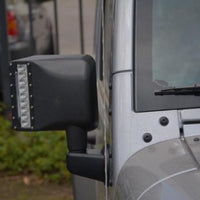 DV8 Offroad 07-18 Jeep Wrangler JK LED Mirror Housing w/ Turn Signal Option - Exterior Styling
