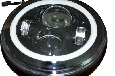 DV8 Offroad 07-18 Jeep Wrangler JK LED Projector Headlights - Lights