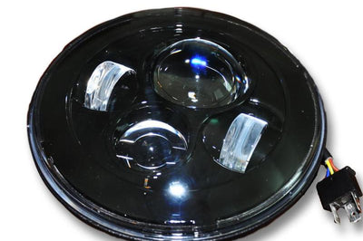 DV8 Offroad 07-18 Jeep Wrangler JK LED Projector Headlights - Lights