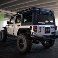 DV8 Offroad 07-18 Jeep Wrangler JK Short Roof Rack - Roofs & Accessories