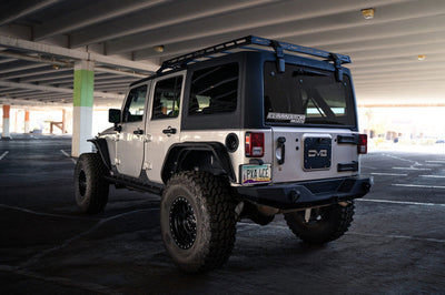 DV8 Offroad 07-18 Jeep Wrangler JK Short Roof Rack - Roofs & Accessories