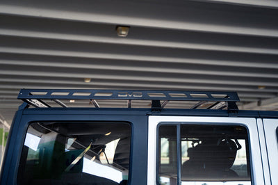 DV8 Offroad 07-18 Jeep Wrangler JK Short Roof Rack - Roofs & Accessories