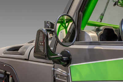 DV8 Offroad 07-18 Jeep Wrangler JK Tubular Trail Mirrors - Exterior Styling