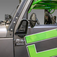 DV8 Offroad 07-18 Jeep Wrangler JK Tubular Trail Mirrors - Exterior Styling