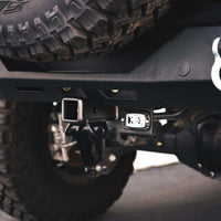 DV8 Offroad 07-21 Jeep Wrangler (JK/JL) Bolt-On Hitch w/ Lights - Winches & Hitches