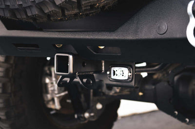 DV8 Offroad 07-21 Jeep Wrangler (JK/JL) Bolt-On Hitch w/ Lights - Winches & Hitches