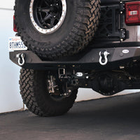 DV8 Offroad 07-21 Jeep Wrangler (JK/JL) Bolt-On Hitch w/ Lights - Winches & Hitches
