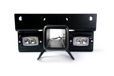 DV8 Offroad 07-21 Jeep Wrangler (JK/JL) Bolt-On Hitch w/ Lights - Winches & Hitches