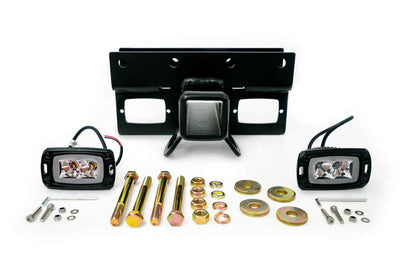 DV8 Offroad 07-21 Jeep Wrangler (JK/JL) Bolt-On Hitch w/ Lights - Winches & Hitches