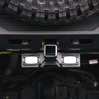 DV8 Offroad 07-21 Jeep Wrangler (JK/JL) Bolt-On Hitch w/ Lights - Winches & Hitches