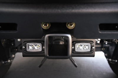 DV8 Offroad 07-21 Jeep Wrangler (JK/JL) Bolt-On Hitch w/ Lights - Winches & Hitches