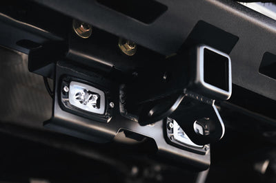 DV8 Offroad 07-21 Jeep Wrangler (JK/JL) Bolt-On Hitch w/ Lights - Winches & Hitches