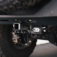 DV8 Offroad 07-21 Jeep Wrangler (JK/JL) Bolt-On Hitch w/ Lights - Winches & Hitches