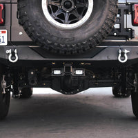 DV8 Offroad 07-21 Jeep Wrangler (JK/JL) Bolt-On Hitch w/ Lights - Winches & Hitches