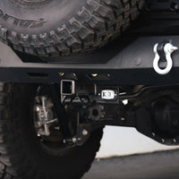 DV8 Offroad 07-21 Jeep Wrangler (JK/JL) Bolt-On Hitch w/ Lights - Winches & Hitches