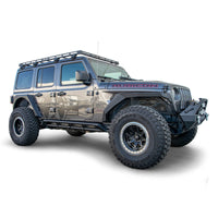 DV8 Offroad 18-21 Jeep Wrangler JL 4-Door Roof Rack - Roofs & Accessories