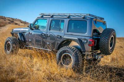 DV8 Offroad 18-21 Jeep Wrangler JL 4-Door Roof Rack - Roofs & Accessories