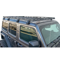 DV8 Offroad 18-21 Jeep Wrangler JL 4-Door Roof Rack - Roofs & Accessories