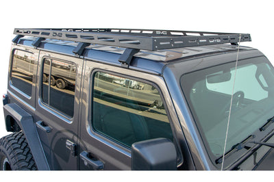 DV8 Offroad 18-21 Jeep Wrangler JL 4-Door Roof Rack - Roofs & Accessories