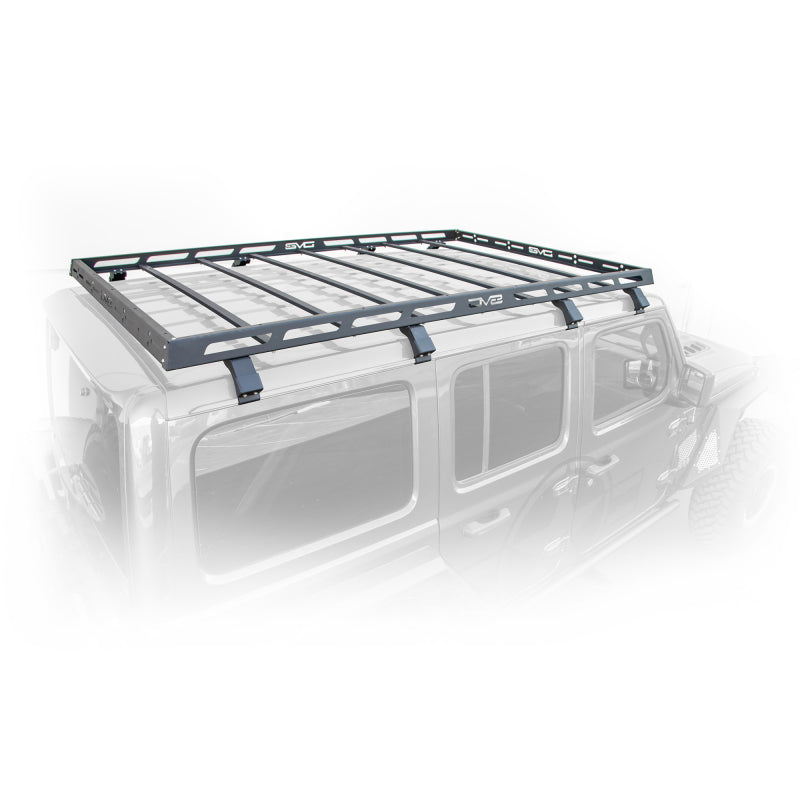 DV8 Offroad 18-21 Jeep Wrangler JL 4-Door Roof Rack - Roofs & Accessories