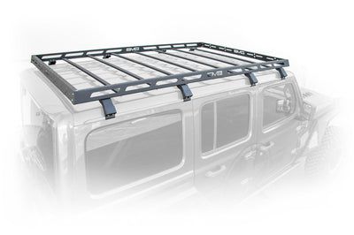DV8 Offroad 18-21 Jeep Wrangler JL 4-Door Roof Rack - Roofs & Accessories