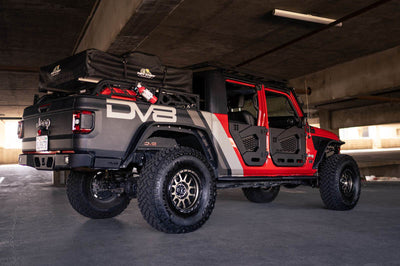 DV8 Offroad 18-22 Jeep Wrangler JL/JT Spec Series Half Doors - Rear Set - Exterior Styling