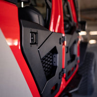 DV8 Offroad 18-22 Jeep Wrangler JL/JT Spec Series Half Doors - Rear Set - Exterior Styling