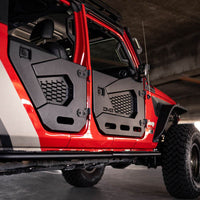 DV8 Offroad 18-22 Jeep Wrangler JL/JT Spec Series Half Doors - Rear Set - Exterior Styling