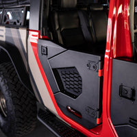 DV8 Offroad 18-22 Jeep Wrangler JL/JT Spec Series Half Doors - Rear Set - Exterior Styling