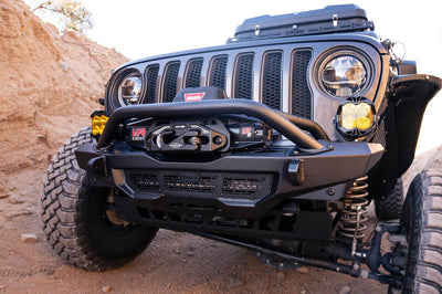 DV8 Offroad 18-23 Wrangler JL/Gladiator JT Spec Series Front Bumper - Bumpers Grilles & Guards