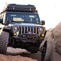 DV8 Offroad 18-23 Wrangler JL/Gladiator JT Spec Series Front Bumper - Bumpers Grilles & Guards