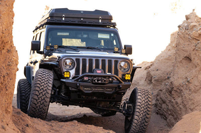 DV8 Offroad 18-23 Wrangler JL/Gladiator JT Spec Series Front Bumper - Bumpers Grilles & Guards