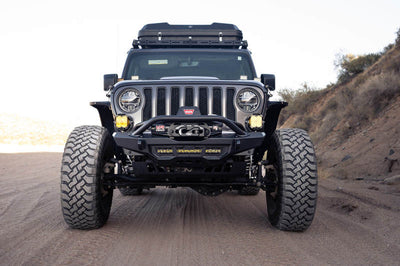 DV8 Offroad 18-23 Wrangler JL/Gladiator JT Spec Series Front Bumper - Bumpers Grilles & Guards
