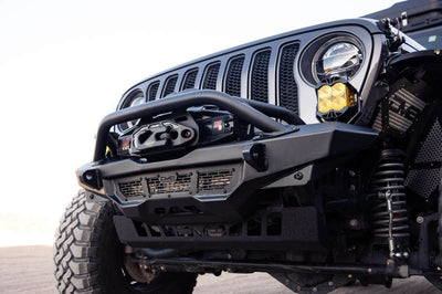 DV8 Offroad 18-23 Wrangler JL/Gladiator JT Spec Series Front Bumper - Bumpers Grilles & Guards