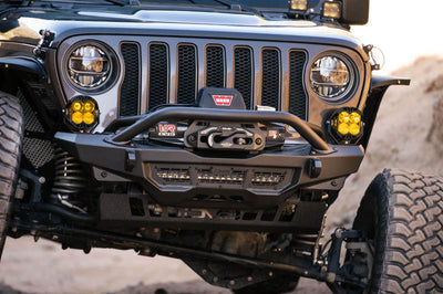 DV8 Offroad 18-23 Wrangler JL/Gladiator JT Spec Series Front Bumper - Bumpers Grilles & Guards