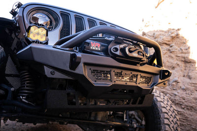 DV8 Offroad 18-23 Wrangler JL/Gladiator JT Spec Series Front Bumper - Bumpers Grilles & Guards