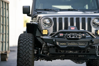 DV8 Offroad 18-23 Wrangler JL/Gladiator JT Spec Series Front Bumper - Bumpers Grilles & Guards