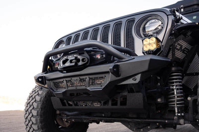 DV8 Offroad 18-23 Wrangler JL/Gladiator JT Spec Series Front Bumper - Bumpers Grilles & Guards