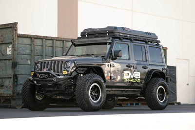 DV8 Offroad 18-23 Wrangler JL/Gladiator JT Spec Series Front Bumper - Bumpers Grilles & Guards